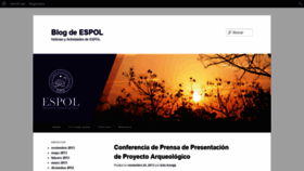 What Blog.espol.edu.ec website looked like in 2018 (5 years ago)