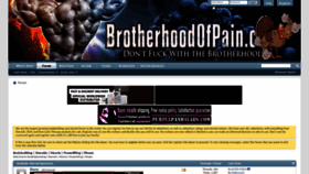 What Brotherhoodofpain.com website looked like in 2018 (7 years ago)