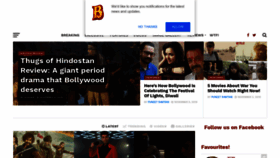 What Bollyworm.com website looked like in 2018 (5 years ago)