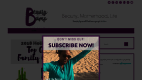 What Beautyandthebumpnyc.com website looked like in 2018 (5 years ago)