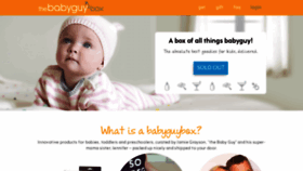 What Babyguybox.com website looked like in 2018 (5 years ago)