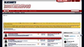 What Blueshirtsbrotherhood.com website looked like in 2018 (5 years ago)