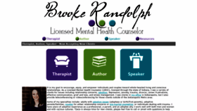 What Brooke-randolph.com website looked like in 2018 (5 years ago)
