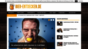 What Bier-entdecken.de website looked like in 2018 (5 years ago)