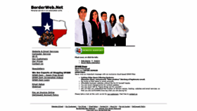 What Borderweb.net website looked like in 2018 (5 years ago)