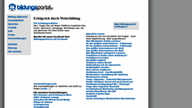 What Bildungsportal.at website looked like in 2018 (5 years ago)