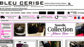 What Bleucerise.com website looked like in 2018 (5 years ago)