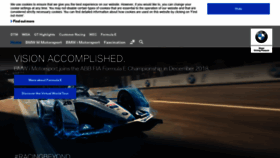What Bmw-motorsport.com website looked like in 2018 (5 years ago)