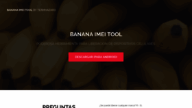 What Banana.tools website looked like in 2018 (5 years ago)
