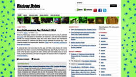 What Biology-bytes.com website looked like in 2018 (5 years ago)