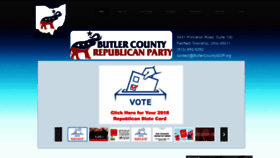 What Butlercountygop.org website looked like in 2018 (5 years ago)