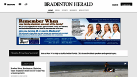 What Bradenton.com website looked like in 2018 (5 years ago)