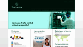 What Baliarda.com.ar website looked like in 2018 (5 years ago)
