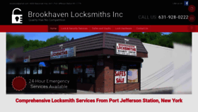 What Brookhavenlocksmiths.com website looked like in 2018 (5 years ago)