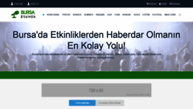 What Bursaetkinlik.com website looked like in 2018 (5 years ago)
