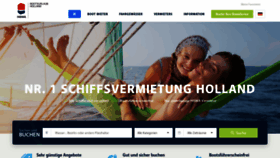 What Bootsurlaubholland.de website looked like in 2018 (5 years ago)