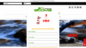 What Boomsfishing.com website looked like in 2018 (5 years ago)