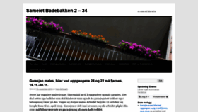 What Badebakken.com website looked like in 2018 (5 years ago)