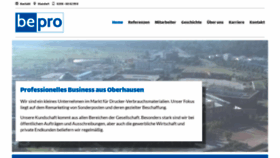 What Bepro-gmbh.de website looked like in 2018 (5 years ago)