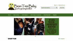 What Beantreebaby.com website looked like in 2018 (5 years ago)