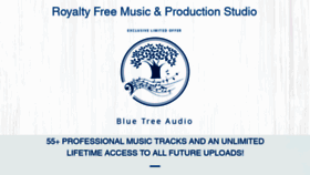 What Bluetreeaudio.com website looked like in 2018 (5 years ago)