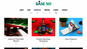 What Base501.com website looked like in 2018 (5 years ago)
