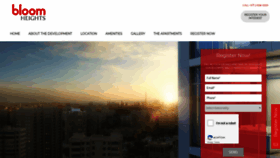 What Bloomheights.ae website looked like in 2018 (5 years ago)