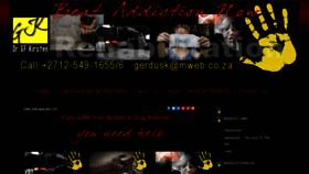What Beataddiction.co.za website looked like in 2018 (5 years ago)