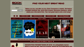 What Bookcompanion.com website looked like in 2018 (5 years ago)