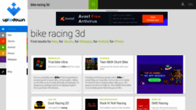 What Bike-racing-3d.en.uptodown.com website looked like in 2018 (5 years ago)