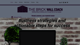 What Brickwallcoach.com website looked like in 2018 (5 years ago)