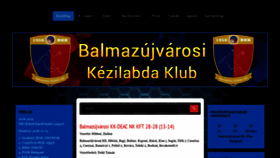 What Balmazkezi.hu website looked like in 2018 (5 years ago)