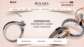 What Bisaku.cz website looked like in 2018 (5 years ago)