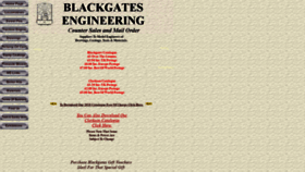 What Blackgates.co.uk website looked like in 2018 (5 years ago)