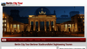 What Berlin-tour.city website looked like in 2018 (5 years ago)