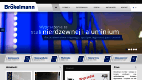 What Brokelmann.pl website looked like in 2018 (5 years ago)
