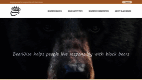 What Bearwise.org website looked like in 2018 (5 years ago)