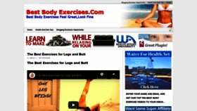 What Bestbodyexercises.com website looked like in 2018 (5 years ago)