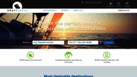What Boatbureau.com website looked like in 2018 (5 years ago)