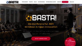 What Basta.net website looked like in 2018 (5 years ago)