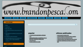 What Brandonpesca.com website looked like in 2018 (5 years ago)