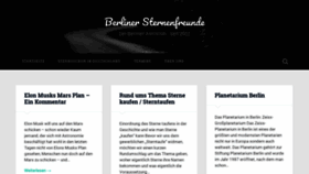 What Berlinersternenfreunde.de website looked like in 2018 (5 years ago)