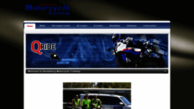 What Bundabergmotorcycletraining.com.au website looked like in 2018 (5 years ago)