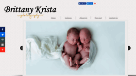 What Brittanykristaphotography.com website looked like in 2018 (5 years ago)