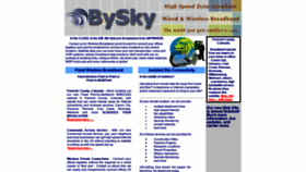 What Bysky.com website looked like in 2018 (5 years ago)