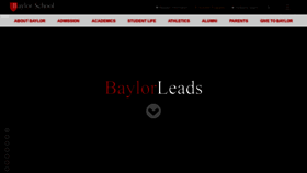 What Baylorschool.org website looked like in 2018 (5 years ago)