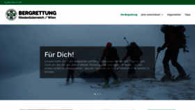 What Bergrettung-nw.at website looked like in 2018 (5 years ago)