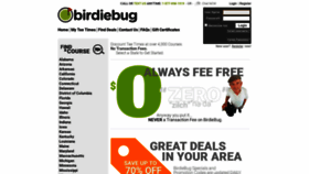What Birdiebug.com website looked like in 2018 (5 years ago)