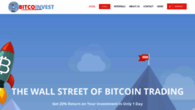 What Bitcoinvest.co.in website looked like in 2018 (5 years ago)