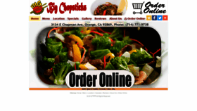What Bigchopsticksorange.com website looked like in 2018 (6 years ago)